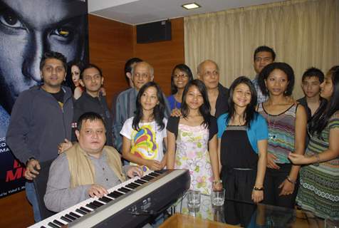 Shillong Chamber Choir meets Mahesh Bhatt at Vishesh Films office, Khar. .