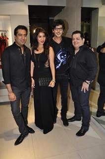 Zayed Khan and Sophie Chowdhary at launch of D7 Holiday Collection in Mumbai