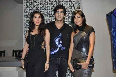 Zayed Khan, Chitrangda Singh and Sophie Chowdhary at launch of D7 Holiday Collection in Mumbai