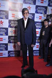 Amitabh Bachchan at Big Star Entertainment Awards at Bhavans Ground in Andheri, Mumbai