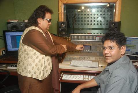 Bappi Lahri launches Rocking Dard-e-disco in Juhu, Mumbai. .