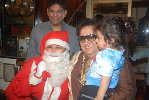 Bappi Lahri launches Rocking Dard-e-disco in Juhu, Mumbai. .