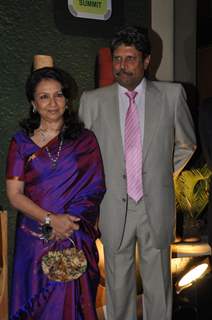 Kapil Dev, Sharmila Tagore at the 2nd edition of the RSD World Cricket Summit in Mumbai