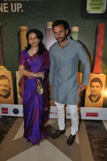 Saif Ali Khan and Sharmila Tagore at the 2nd edition of the RSD World Cricket Summit in Mumbai