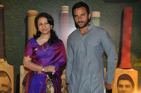 Saif Ali Khan and Sharmila Tagore at the 2nd edition of the RSD World Cricket Summit in Mumbai