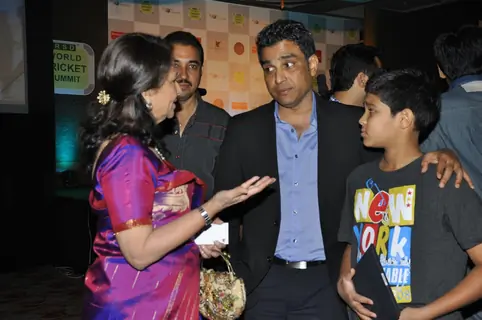 Sharmila Tagore at the 2nd edition of the RSD World Cricket Summit in Mumbai