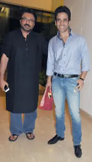 Tusshar Kapoor and Sanjay Leela Bhansali at Farah Khan's House Warming Party