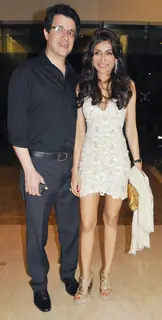 Queenie Dhody with Farhad Taraporevala at Farah Khan's House Warming Party