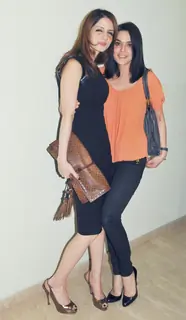 Sussanne Roshan and Preity Zinta at Farah Khan's House Warming Party