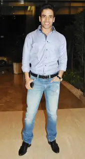 Tusshar Kapoor at Farah Khan's House Warming Party