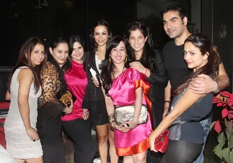 Arbaaz Khan, Malaika Arora Khan, Amrita Arora at Farah Khan's House Warming Party