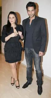Minissha Lamba with a friend at Farah Khan's House Warming Party