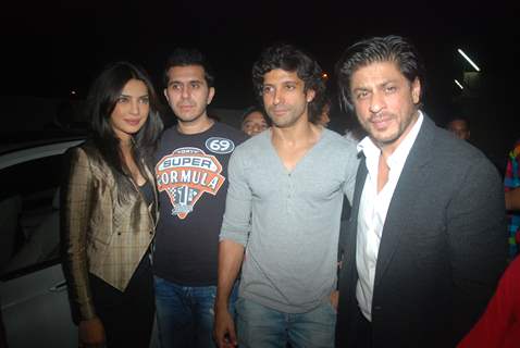 Priyanka Chopra, Ritesh Sidhwani, Farhan Akhtar, Shah Rukh Khan at Don 2 special screening at PVR