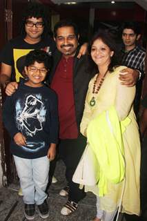 Shankar Mahadevan with family at Don 2 special screening at PVR