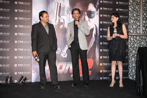 Shah Rukh Khan at the promotional campaign of film Don 2 in association with TAG HEUER watch brand at Cinemax in Mumbai