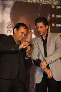 Shah Rukh Khan at the promotional campaign of film Don 2 in association with TAG HEUER watch brand at Cinemax in Mumbai