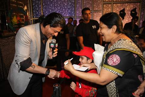 Shah Rukh Khan at the promotional campaign of film Don 2 in association with TAG HEUER watch brand at Cinemax in Mumbai