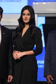 Katrina Kaif launches Econ Air Conditioners by Panasonic at Hotel Renaissance in Powai, Mumbai