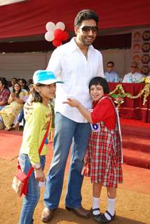 Abhishek Bachchan Visits Alma Mater On Sports Day