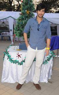 Karanvir Sharma At the Race Course promoting Sadda Adda