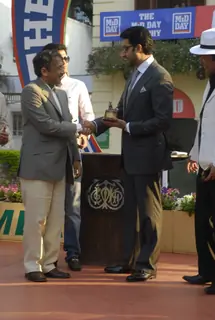 Abhishek Bachchan at Mid-Day Race in RWITC, Mahalaxmi