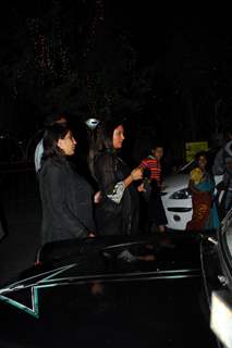 Lara Dutta at Midnight Mass in Mumbai