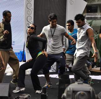 Neha Dhupia during the rehearsal for New Year’s 2012 at Sahara Star in Mumbai