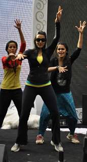 Neha Dhupia during the rehearsal for New Year’s 2012 at Sahara Star in Mumbai