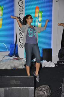 Jacqueline Fernandes performs during the rehearsal for New Year Celebration in Mumbai