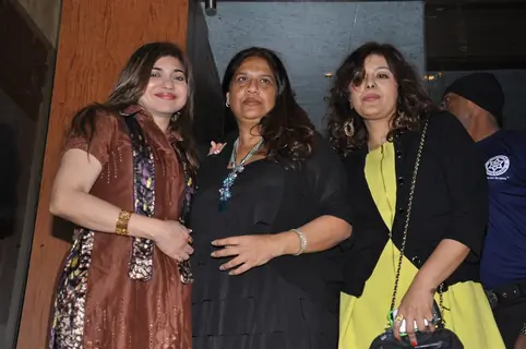 Alka Yagnik at launch of Mohini's new restaurant Mangiamo