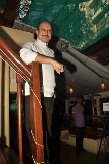 Book launch of Anupam Kher titled, 'The Best Thing About You Is You' at Le Sutra in Bandra, Mumbai