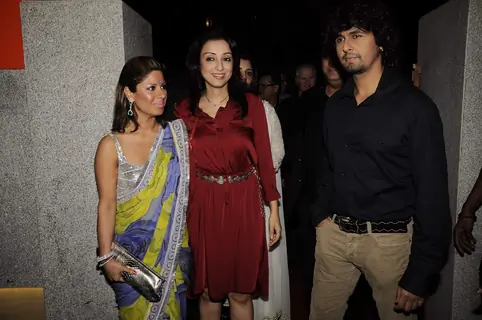 Sonu Niigam during the launch of  Mangiamo restaurant in Bandra
