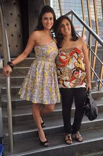 Munisha Khatwani and Shilpa Saklani Agnihotri during &quot;Survivor&quot; bash in Tryst, Mumbai