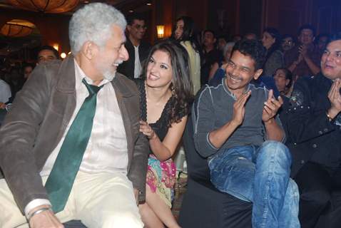 Naseeruddin Shah and Atul Kulkarni at &quot;Chaalis Chaurasi&quot; music launch