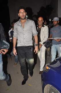 Cricketer Yuvraj Singh at Diya Diamond Concert in St Andrews, Bandra, Mumbai. .