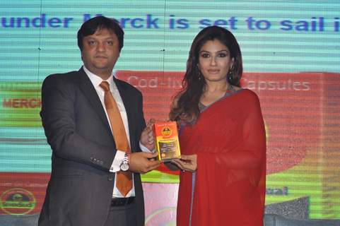 Raveena Tondon during the new Brand Ambassador and Launch of ‘Seven Seas Oil’ at Taj Hotel