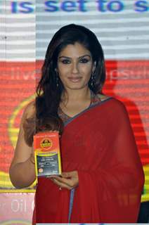 Raveena Tondon during the new Brand Ambassador and Launch of ‘Seven Seas Oil’ at Taj Hotel