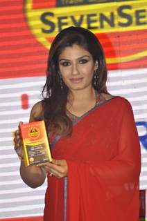 Raveena Tondon during the new Brand Ambassador and Launch of ‘Seven Seas Oil’ at Taj Hotel