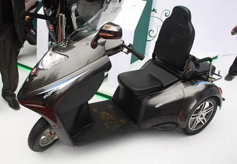 Special ability vehicle HERO electric, at Auto Expo 2012 in New Delhi