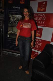 Perizaad Zorabian Irani at Mijwan Welfare Society press conference