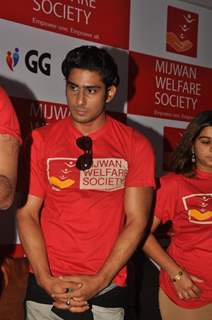 Prateik Babbar at Mijwan Welfare Society press conference