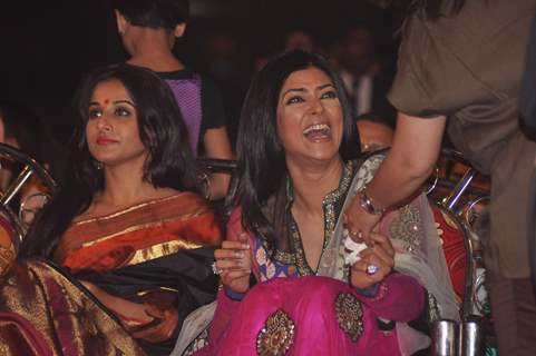 Vidya Balan and Sushmita Sen at police show Umang