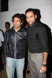 Farhan Akhtar and Abhay Deol at Police event Umang-2012