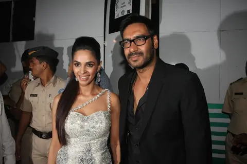Ajay Devgn and Mallika Sherawat at Police event Umang-2012