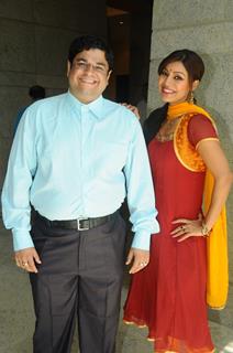 Debina with Sumit Arora in tv show Chidiya Ghar