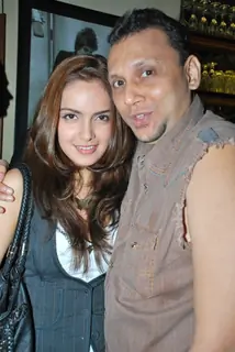 Manish Chheda with Shazahn Padamsee