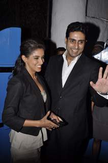 Abhishek Bachchan with Asin grace Dabboo Ratnani Calendar launch