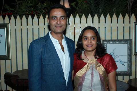Producer Sumeet and Sashi Mittal at 100th episode success party of tvshow 'Diya Aur Baati Hum'