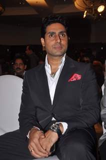 Abhishek Bachchan attends the &quot;57th Idea Filmfare Awards 2011&quot; press conference in Mumbai