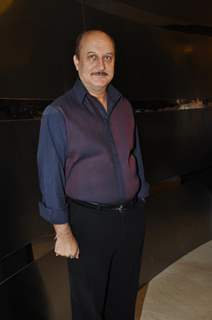 Anupam Kher during the release of Kailash Kher's new album &quot;Kailasha Rangeele&quot; in Mumbai